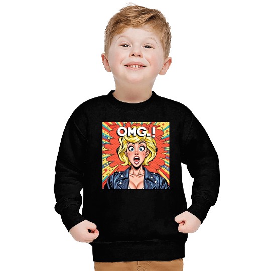 OMG Funny comics Sweatshirts