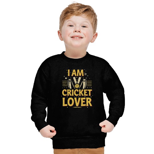 i am cricket lover Sweatshirts