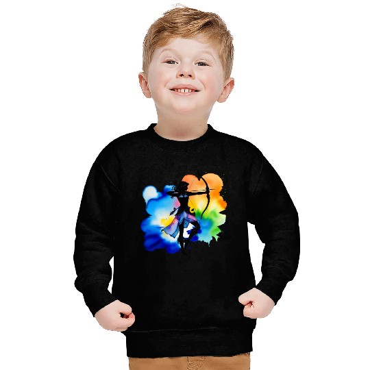 Color splash zodiac: Sagittarius Sweatshirts