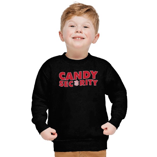 Candy Security Mom Dad Matching Birthday Costume Sweatshirts