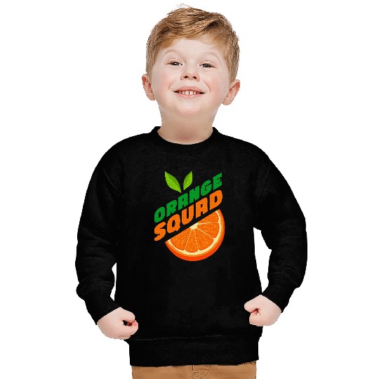 Orange Citrus Fruit Orange Lover Orange Squad Sweatshirts