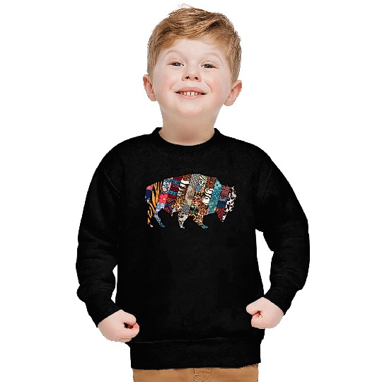 Wild West Bison Sweatshirts