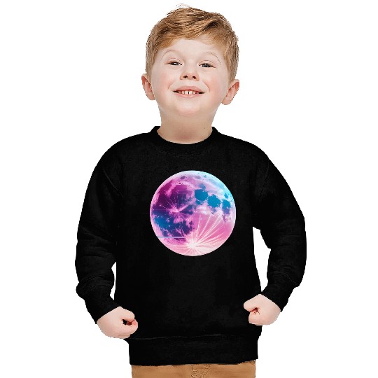 Synthwave moon Sweatshirts
