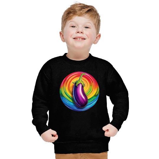 LGBTQ Eggplant Sweatshirts
