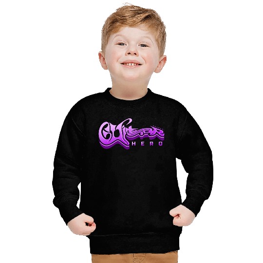 Guitar Hero - Typography Design Sweatshirts