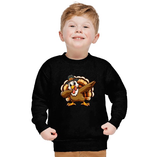 Thanksgiving turkey dab Sweatshirts