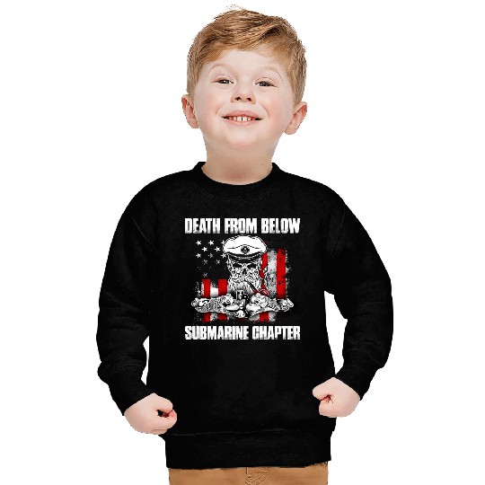 Death From Below Submarine Chapter Patriotic Sweatshirts