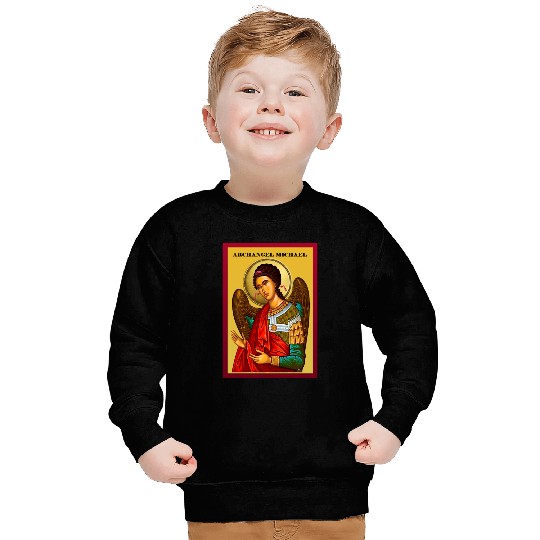 Archangel Michail Orthodox pray icon Sweatshirts