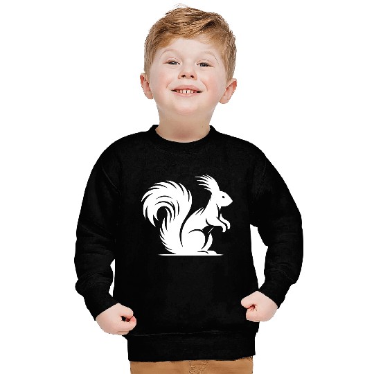 Cute Squirrel With A Bushy Tail Sweatshirts