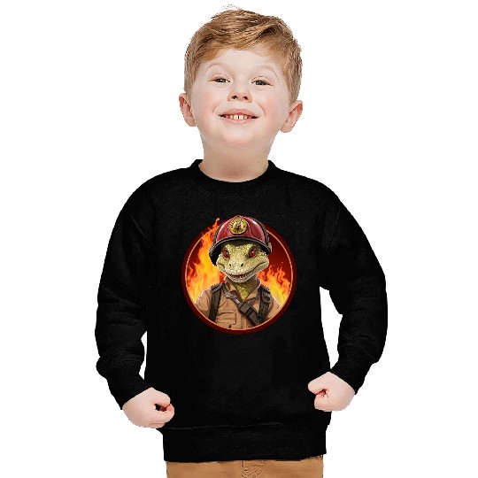 Lizard Firefighter Sweatshirts