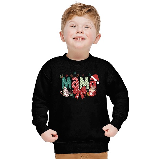 MAMA Christmas, Christmas Retro Sweatshirts