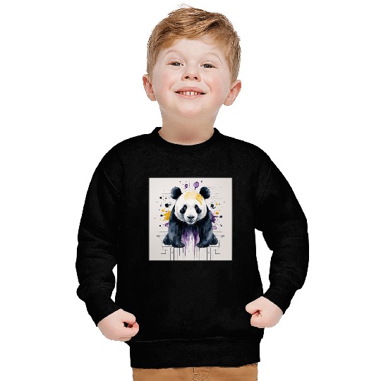 Cyberpunk Panda Sweatshirts