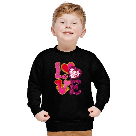 Valentines Cute, Valentine Retro Sweatshirts