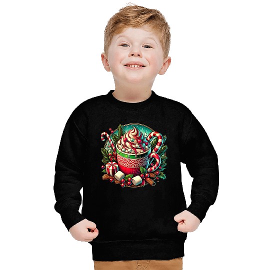Festive Hot Cocoa Christmas Delight Sweatshirts