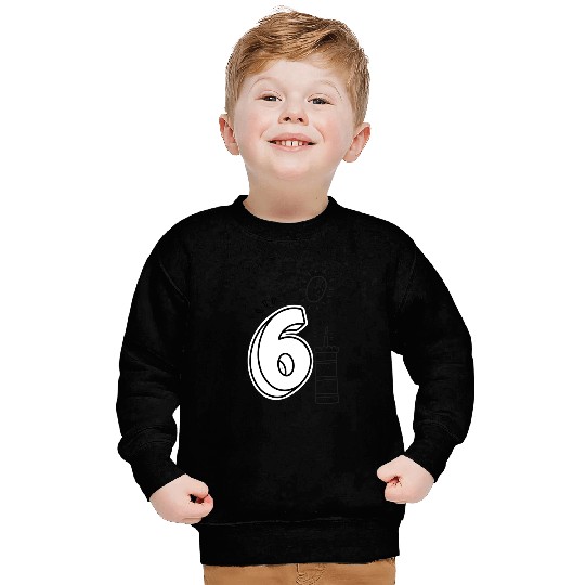 Coloring Sweatshirts: Number 6 – Fun Birthday Keepsake