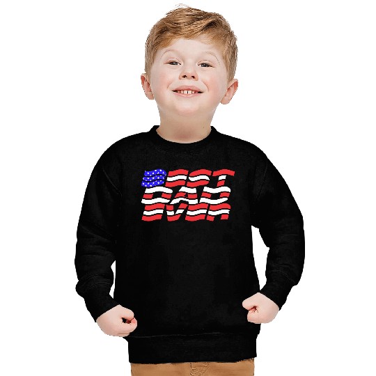 Best Dad Ever US Flag Sweatshirts