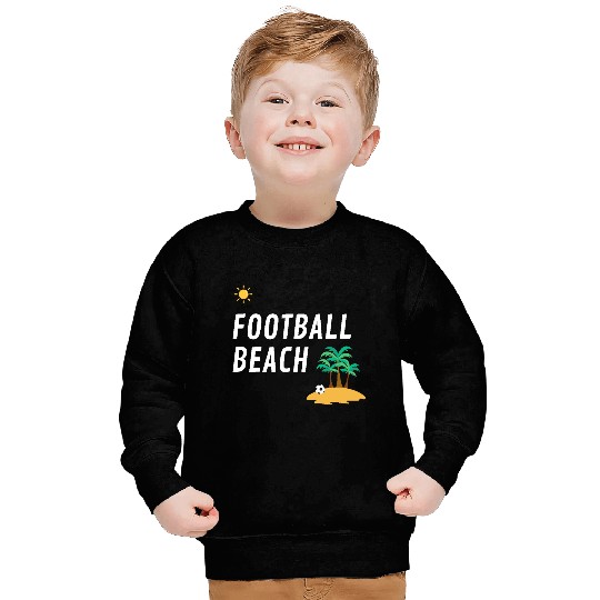 Sunset Football Beach Sweatshirts