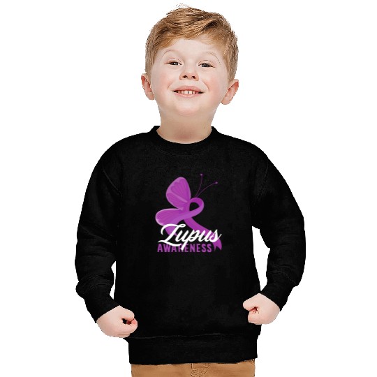 Lupus Awareness Butterfly Embrace Sweatshirts
