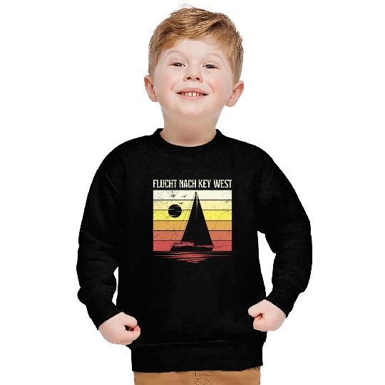 Florida ESCAPE TO KEY-WEST Sailing Florida Sweatshirts