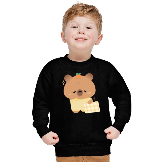 Sleepy Capybara Sweatshirts