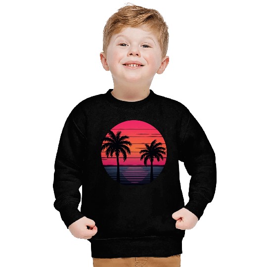 Tropical Sunset Serenity Sweatshirts