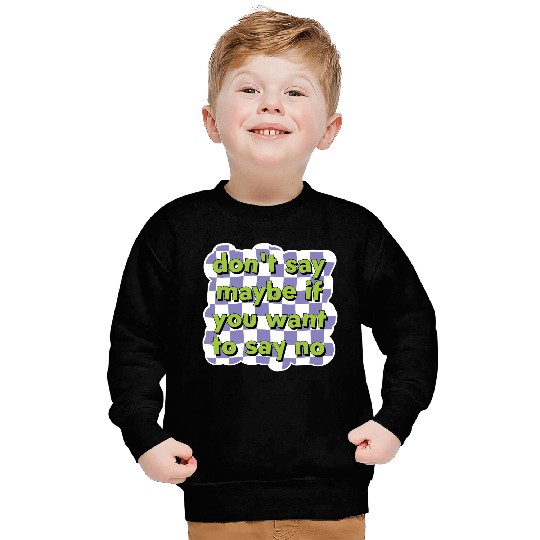 Assertive Choice Checkerboard Sweatshirts