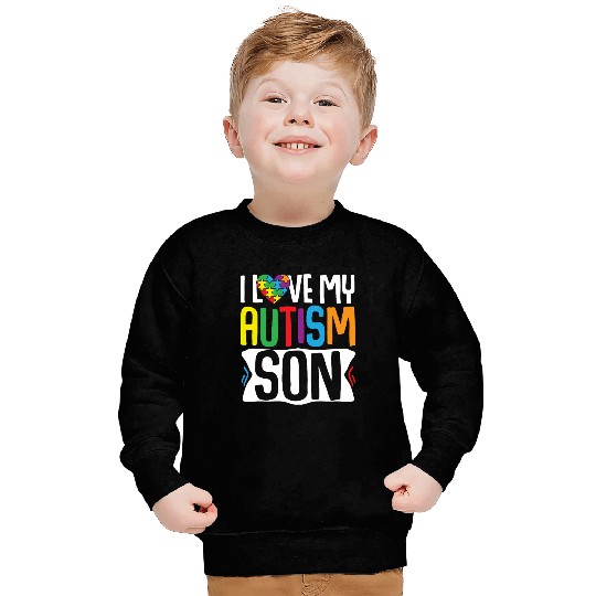 Autism Awareness Gift Parents Son Sweatshirts