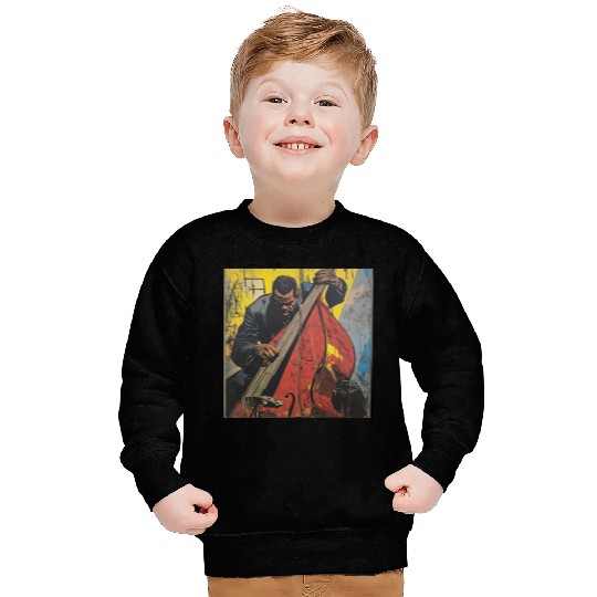 Charles Mingus Double Bass Retro Superhero Comic Sweatshirts