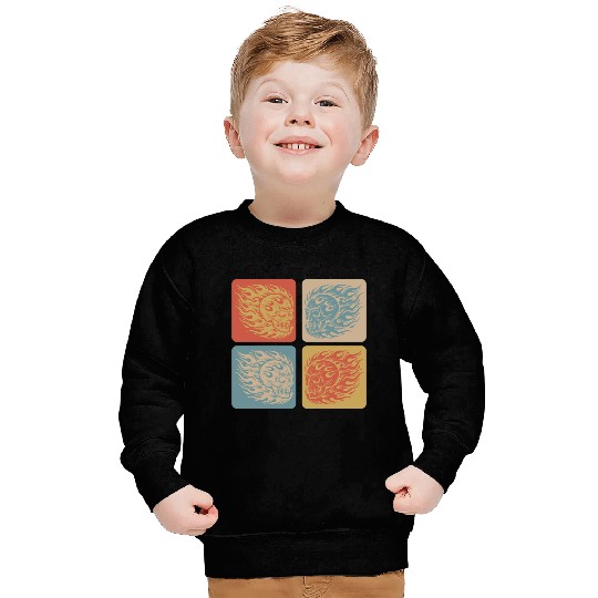 Flaming Skull - Biker Sweatshirts