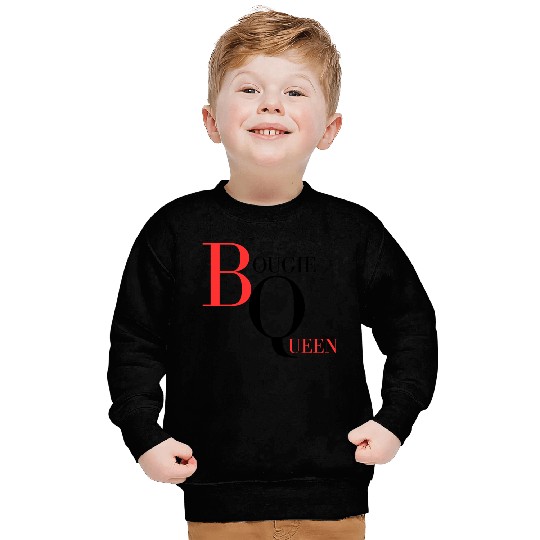 Bougie Queen Red&Black Sweatshirts