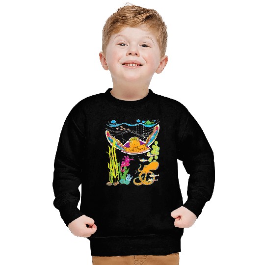 Cute Hawksbill Sea Turtle Sweatshirts