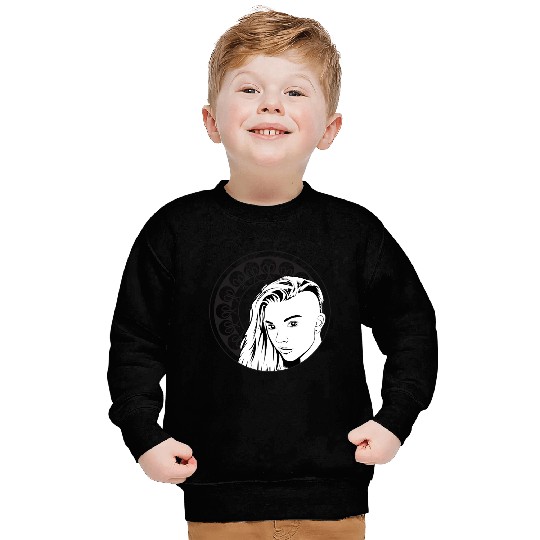 Fade lady framed Sweatshirts