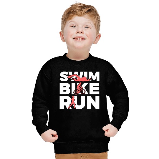 Swim Bike Run Repeat Sweatshirts