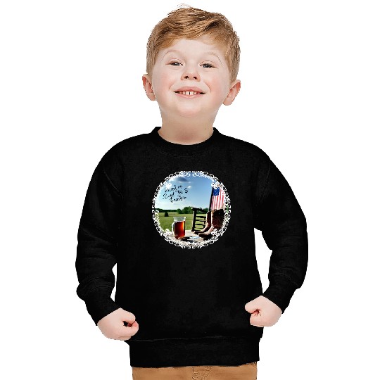 Raised On Sweet Tea & Freedom Sweatshirts
