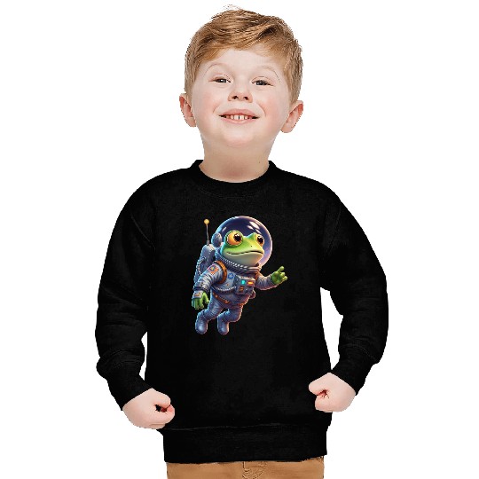Frog in space suit Sweatshirts