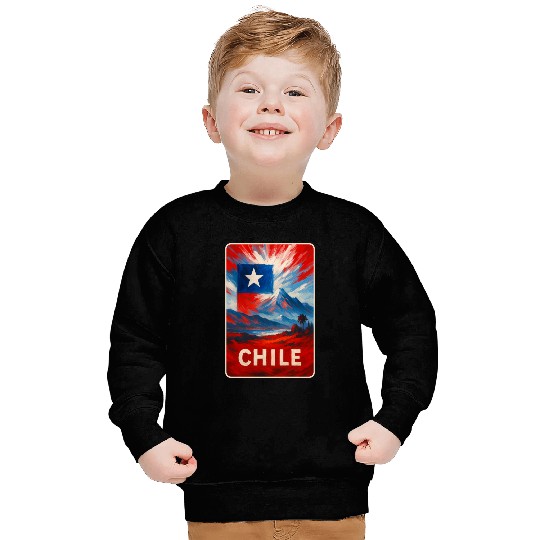 Chile Travel Art Sweatshirts
