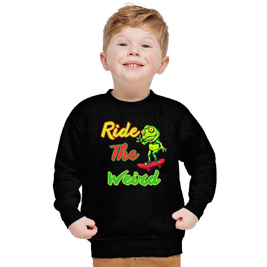 Ride the Weird, Frog, Funny, Sweatshirts Design ,