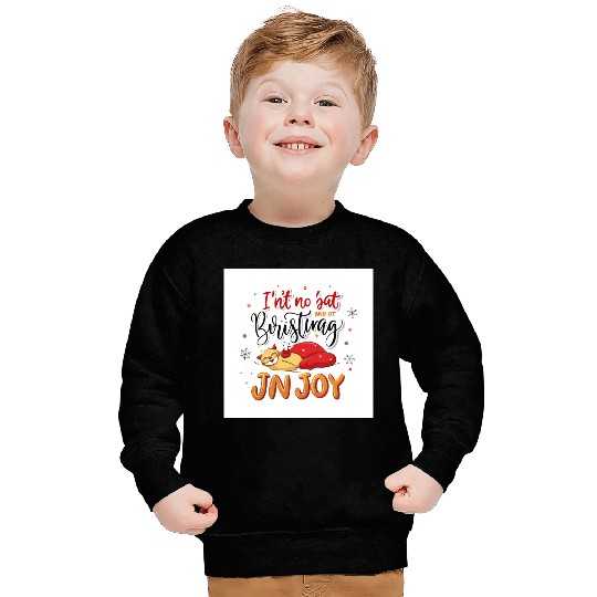 Festive Cat Joy Christmas Design Sweatshirts