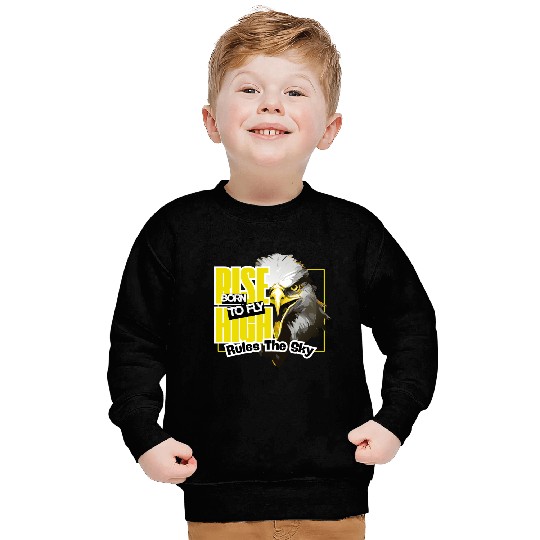 Eagle with Bold Flight Theme Sweatshirts