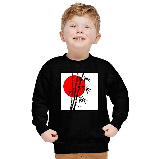 Japanese Bamboo Serenity Sweatshirts