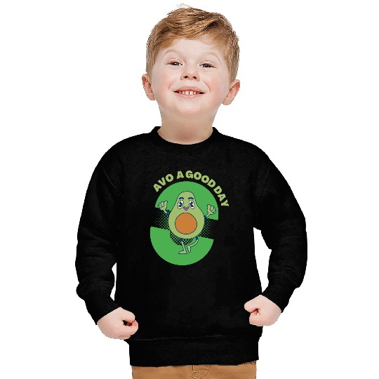Cute Avocado Celebrating Good Day Sweatshirts