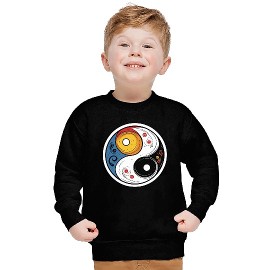 Celestial Balance Yin Yang Art Sweatshirts