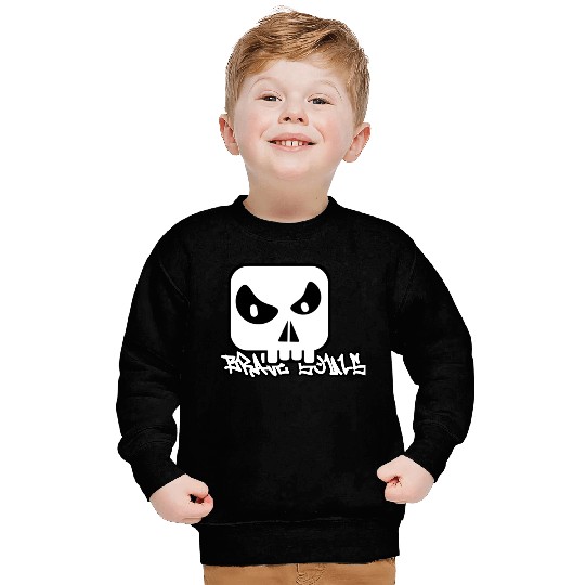Minimalist Skull Graffiti Design Sweatshirts