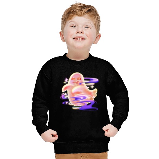 Playful Glowing Ghost  Sweatshirts