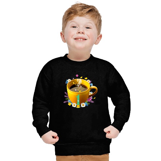 Whimsical Coffee Celebration Mug Sweatshirts