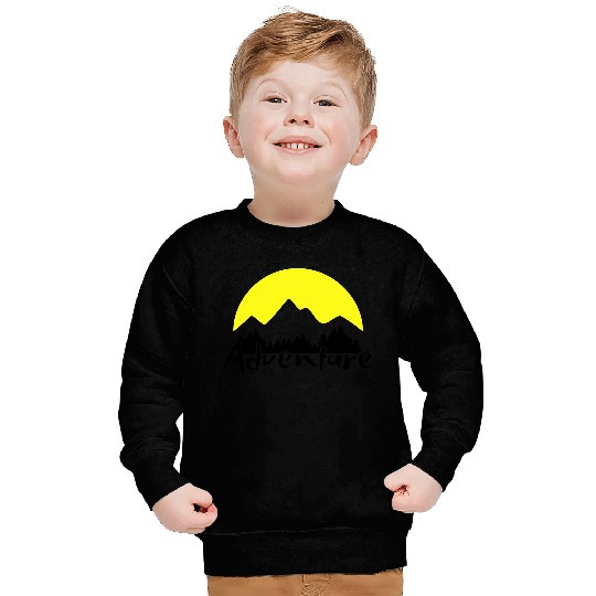 Nature Adventure, Mountains and Forest Sweatshirts
