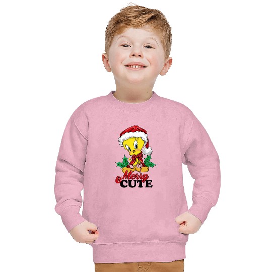 Tweety Bird Sweatshirt Looney Tunes Christmas Tweety Bird Merry & Cute