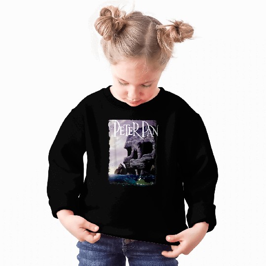 Disneys Peter Pan Tick Tock Croc Skull Rock Shoreline Sweatshirts