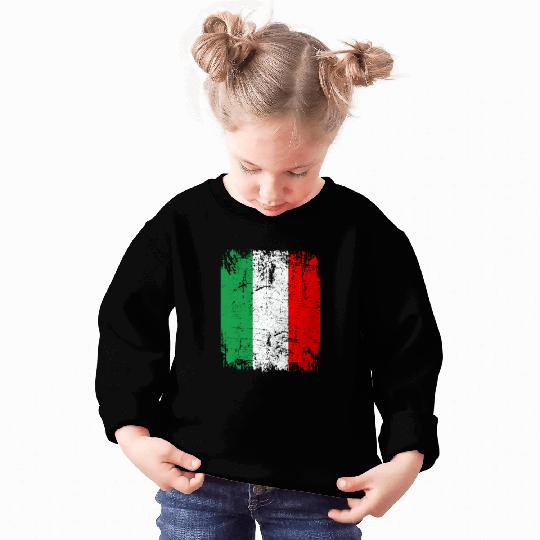 ITALY Flag Vintage Distressed Sweatshirt