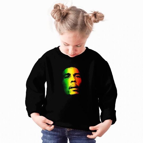 Bob Marley Color Face Sweatshirts